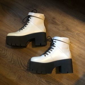 Never worn Platform boots